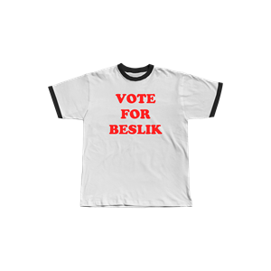 Bild von CAN MIT ME$$R 'VOTE FOR BESLIK' - SHIRT [weiß]